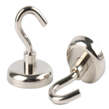 High Strength Heavy Duty Swivel Neodymium Magnetic Hook Magnet to Swing Magnetic Hook